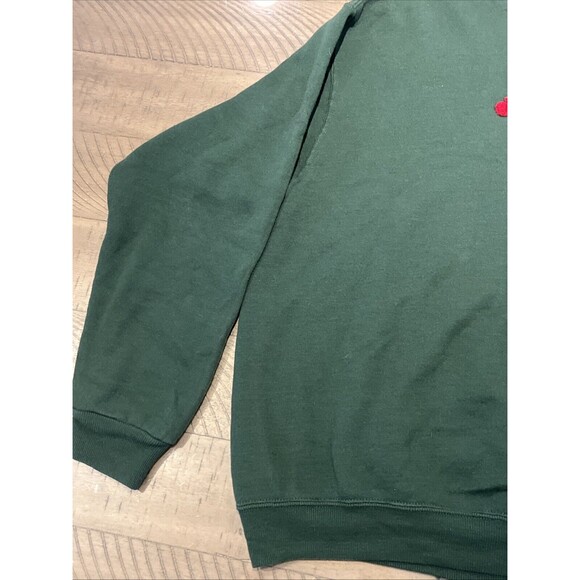 Pullover Christmas Sweater Sweat Shirt Grandma size 2X Holiday Morning Sun Green - Picture 4 of 9